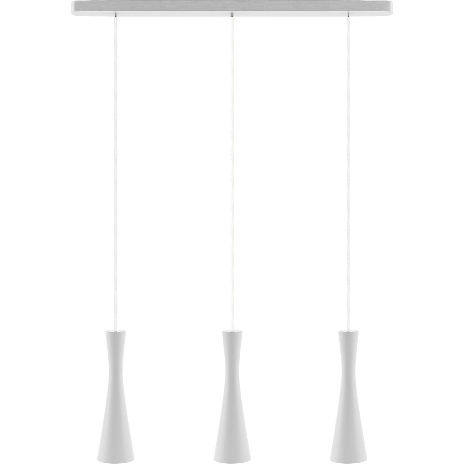 HÄNGELEUCHTE 75/150 cm  - Weiß, Design, Holz (75/150cm)