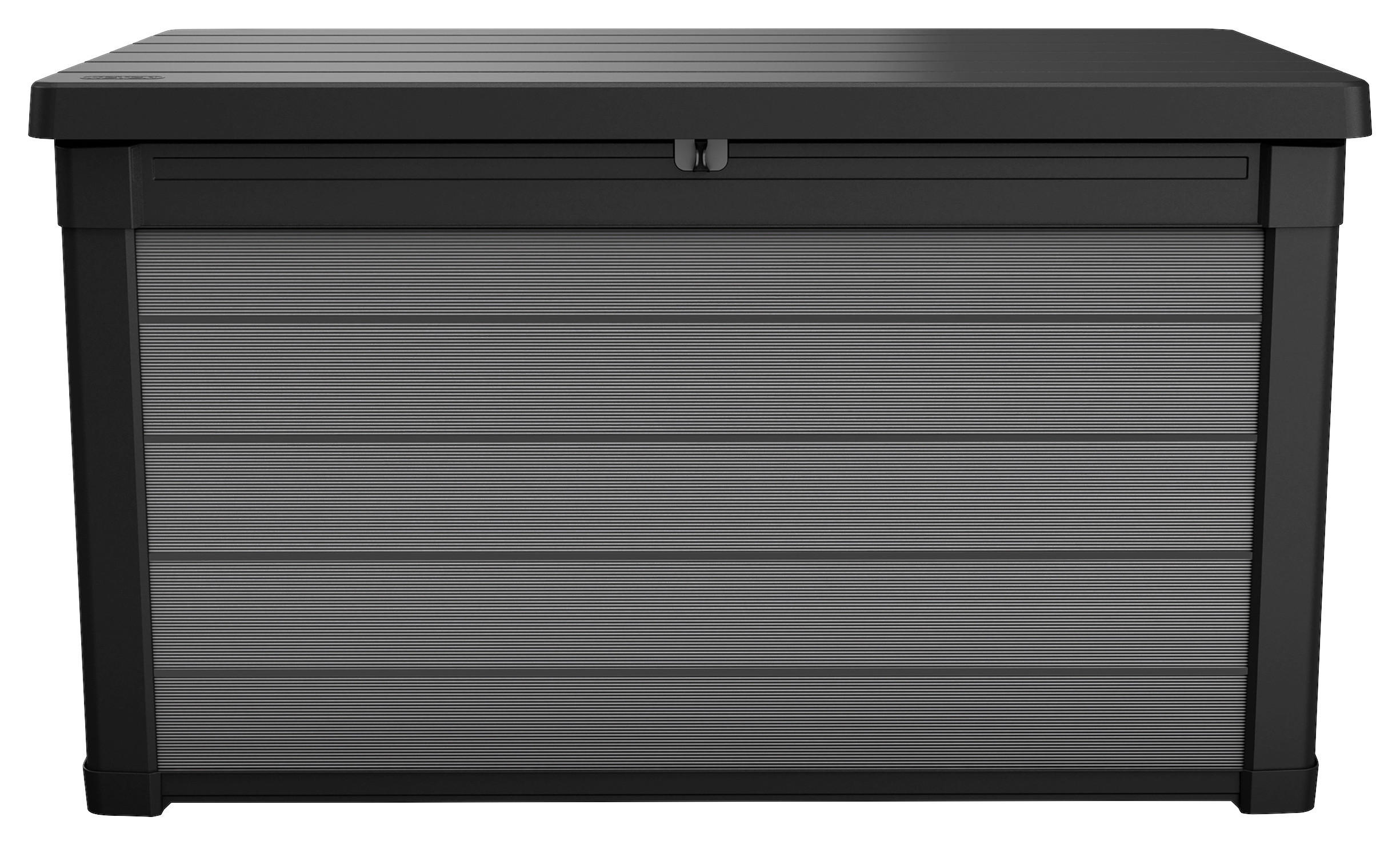 KISSENBOX 122,9/70,6/62,1 cm  - Anthrazit/Grau, Basics, Kunststoff (122,9/70,6/62,1cm) - Ambia Garden