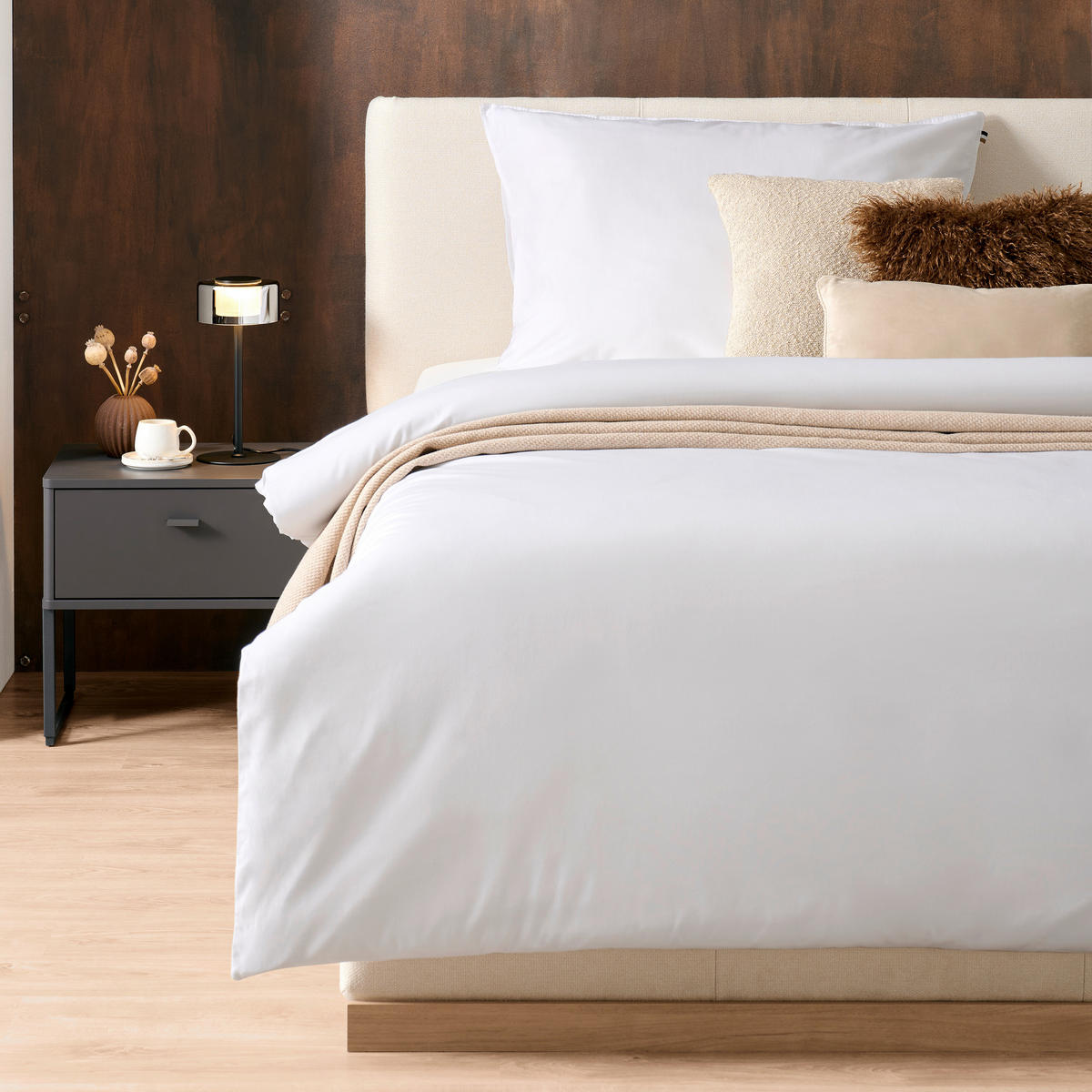 POSTEĽNÁ BIELIZEŇ - biela, Design, textil (140/200cm) - Hugo Boss