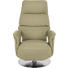 RELAXSESSEL Echtleder Relaxfunktion - Sandfarben, Design, Leder/Metall (72/115/79cm) - Welnova RELAXSESSEL Echtleder Relaxfunktion - Sandfarben, Design, Leder/Metall (72/115/79cm) - Welnova