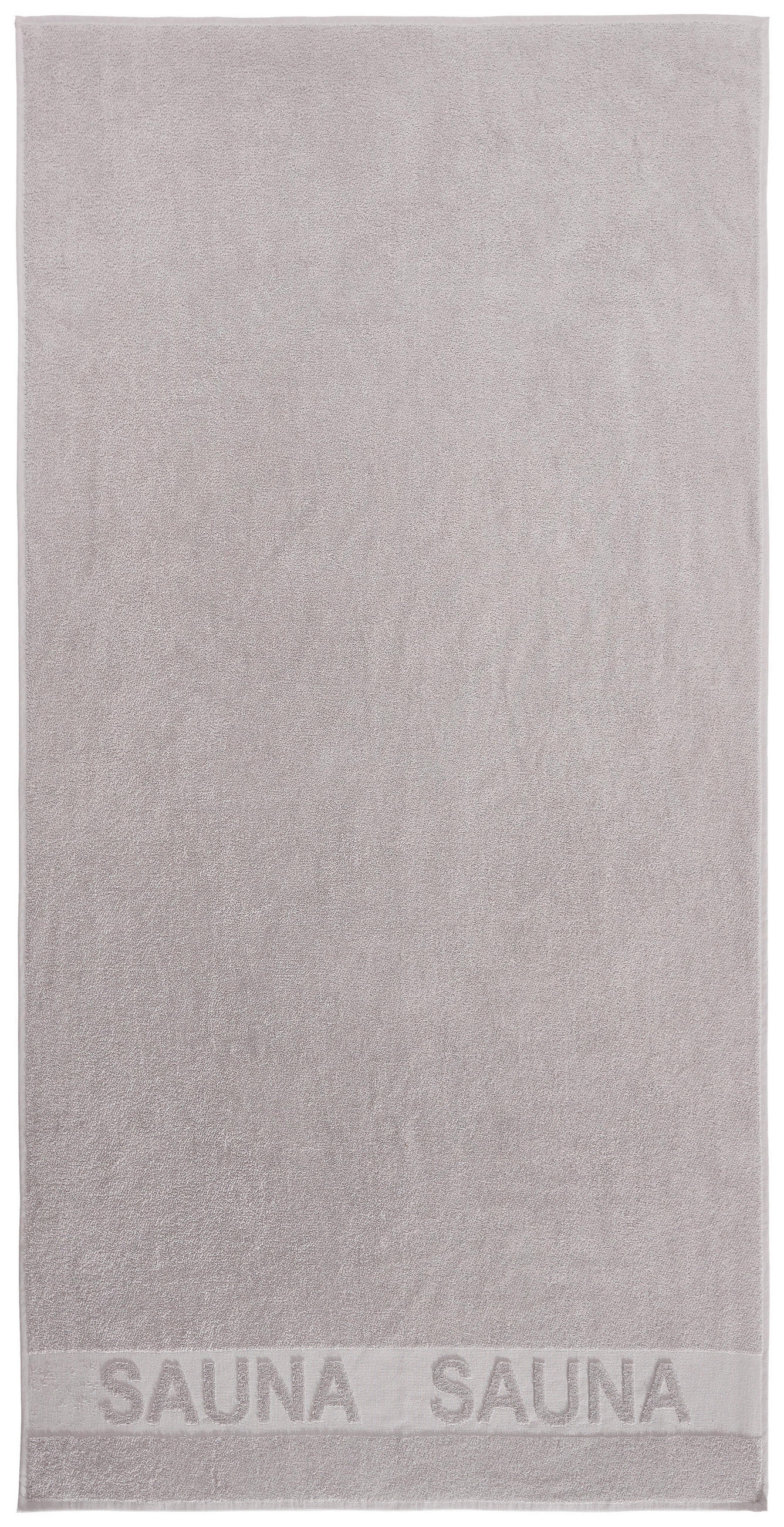 SAUNOVÁ OSUŠKA, 90/180 cm, strieborná - strieborná, Konventionell, textil (90/180cm) - Bio:Vio