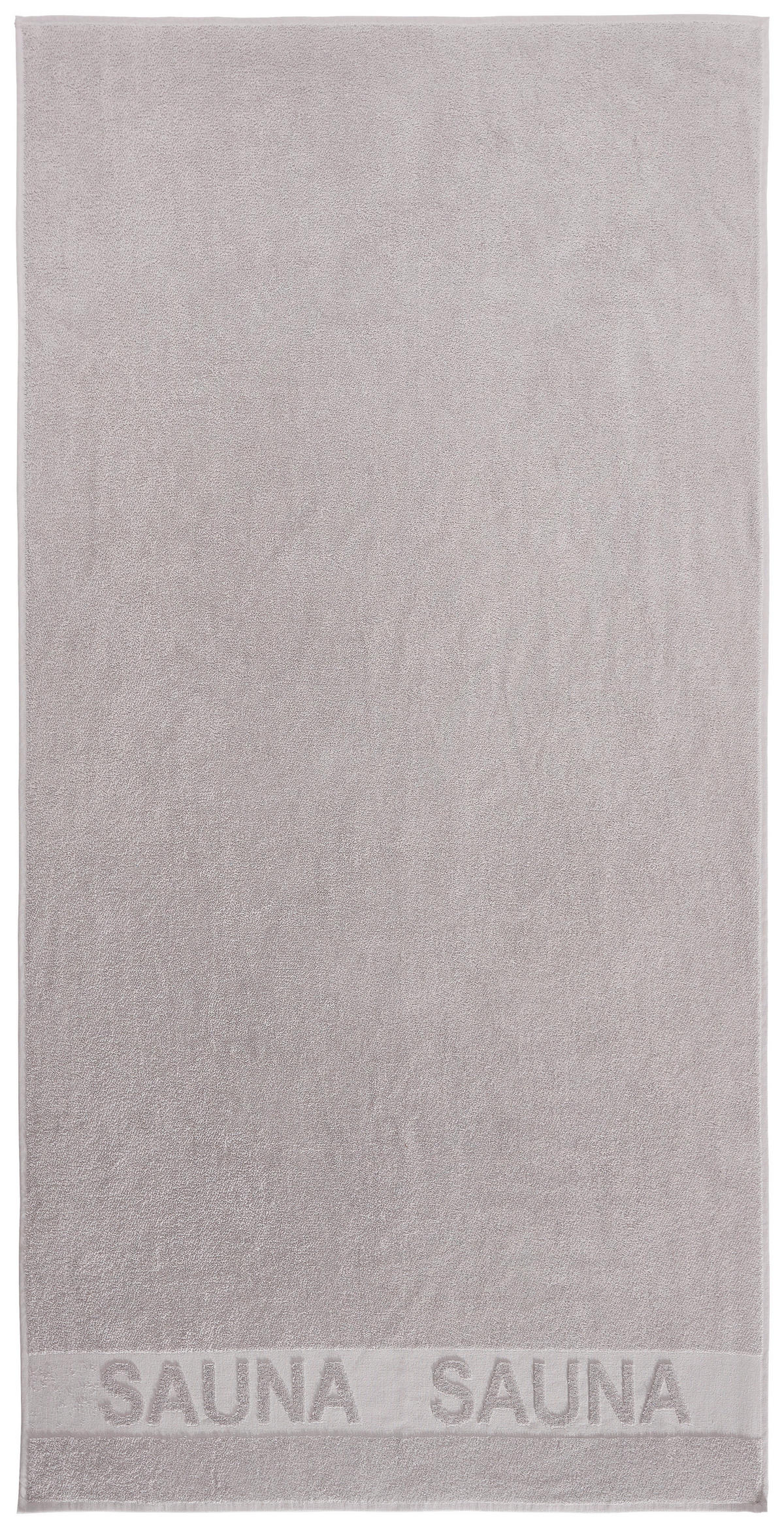 SAUNOVÁ OSUŠKA, 90/180 cm, strieborná - strieborná, Konventionell, textil (90/180cm) - Bio:Vio