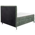 BOXSPRINGBETT 140/200 cm  in Mintgrün  - Schwarz/Mintgrün, Design, Textil/Metall (140/200cm) - Esposa
