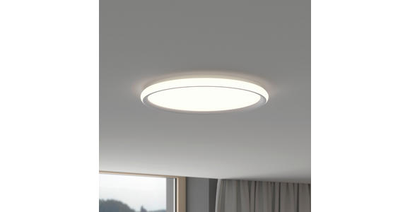 LED-DECKENLEUCHTE 40/3,5 cm   - Weiß, Basics, Kunststoff (40/3,5cm) - Novel