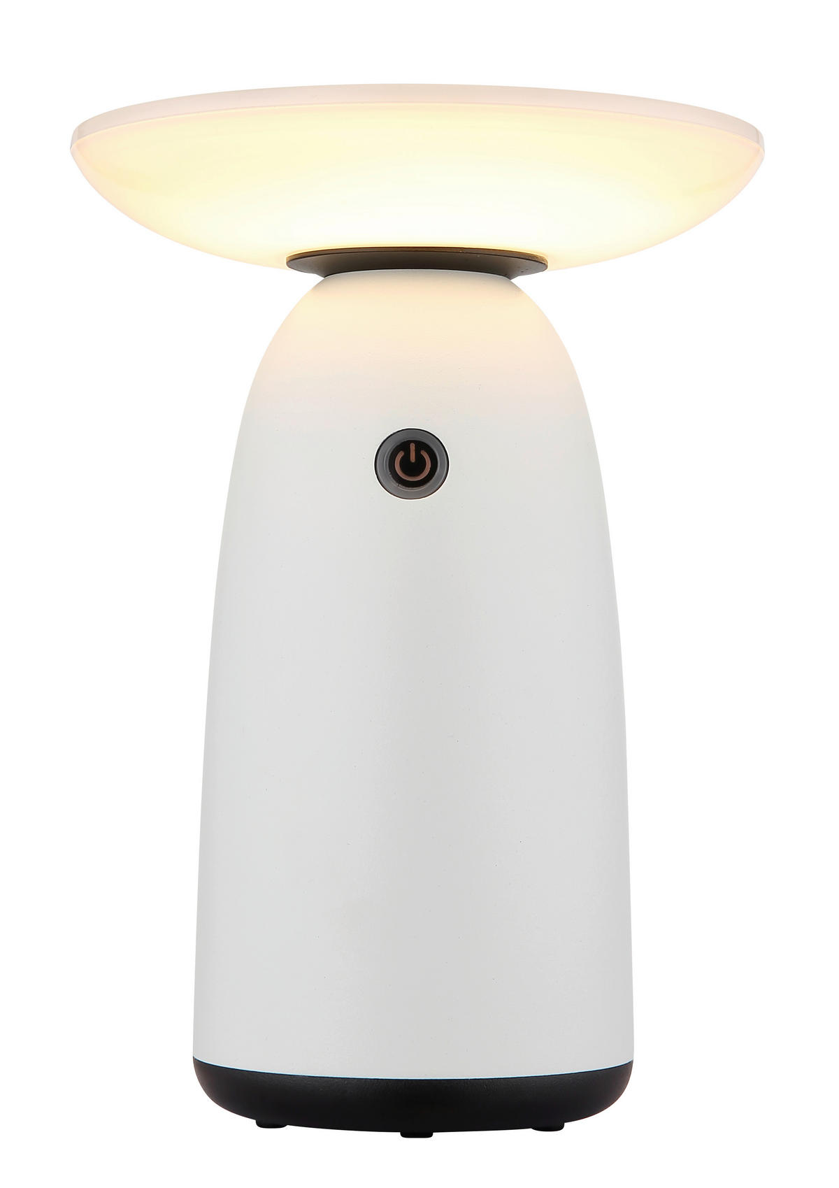 SOLARLEUCHTE  - Opal/Schwarz, Design, Kunststoff/Metall (16/22,5cm) - Globo