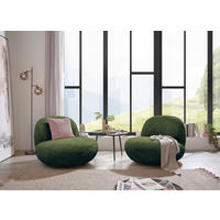 FÅTÖLJ i textil mörkgrön  - svart/mörkgrön, Modern, metall/textil (85/70/99cm) - MID.YOU
