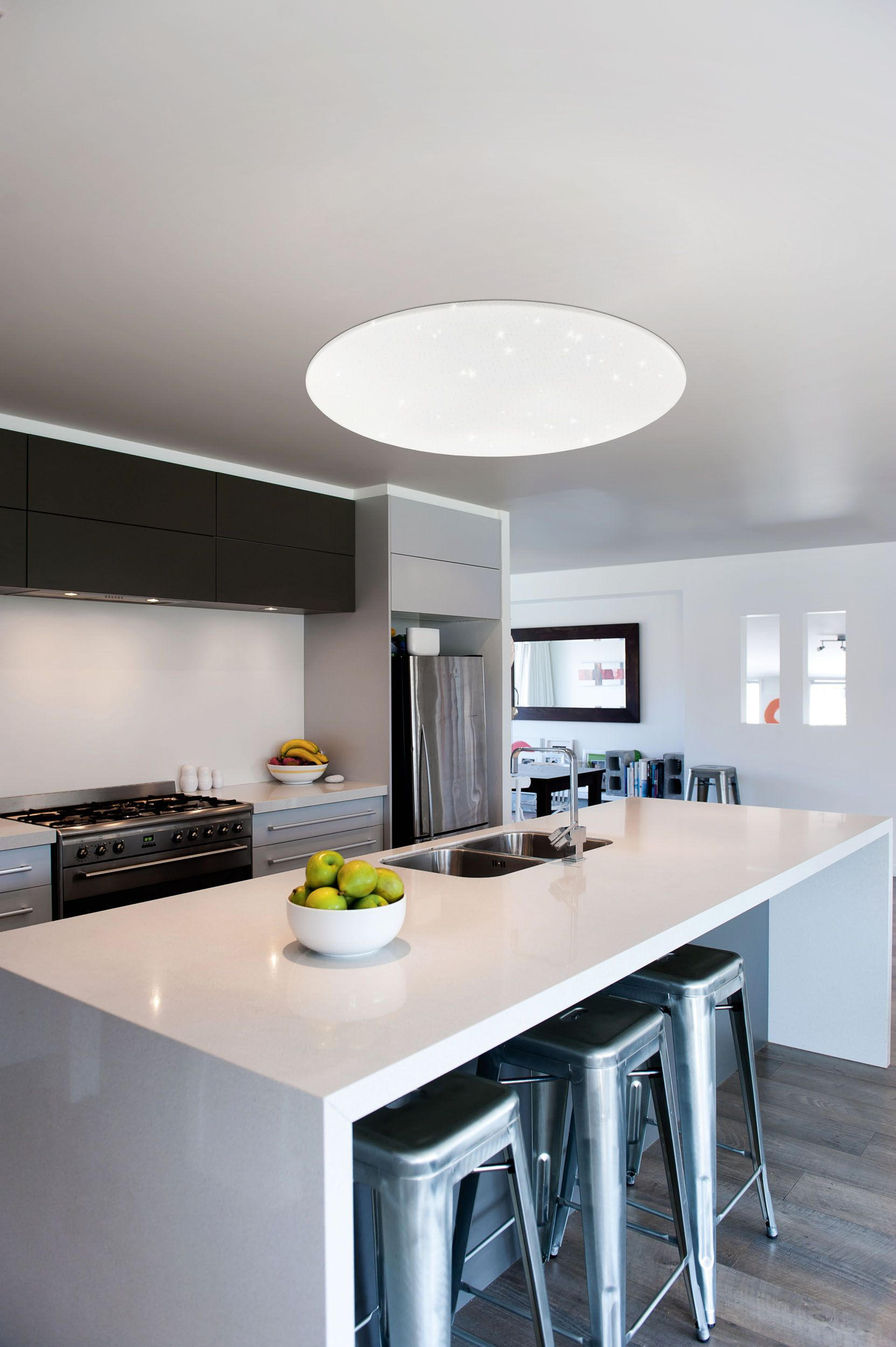 LED-DECKENLEUCHTE   60 cm  - Weiß, KONVENTIONELL, Kunststoff/Metall (60cm) - Eglo