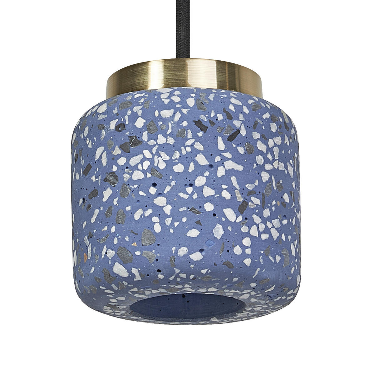 HÄNGELEUCHTE 10/150 cm  - Blau, Basics, Stein (10/150cm) - Osram