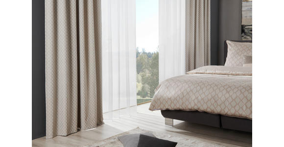 FERTIGVORHANG blickdicht  - Beige, KONVENTIONELL, Textil (140/260cm) - Dieter Knoll