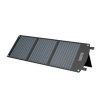 SOLARPANEL  - Schwarz, Trend, Kunststoff/Textil (122/36,6/2,5cm)