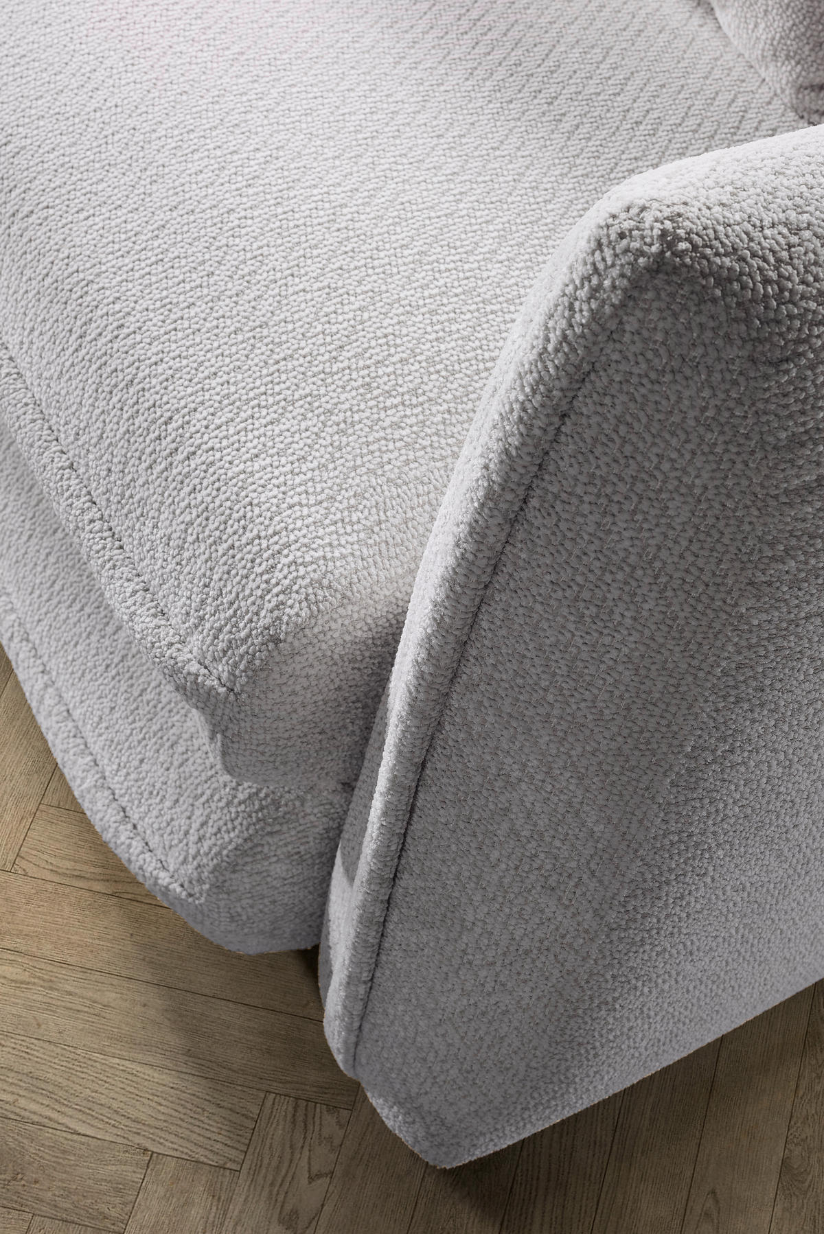 SCHLAFSOFA  mit Liegefunktion, Rücken echt Struktur Grau  - Schwarz/Grau, KONVENTIONELL, Kunststoff/Textil (237/94/117cm) - Carryhome