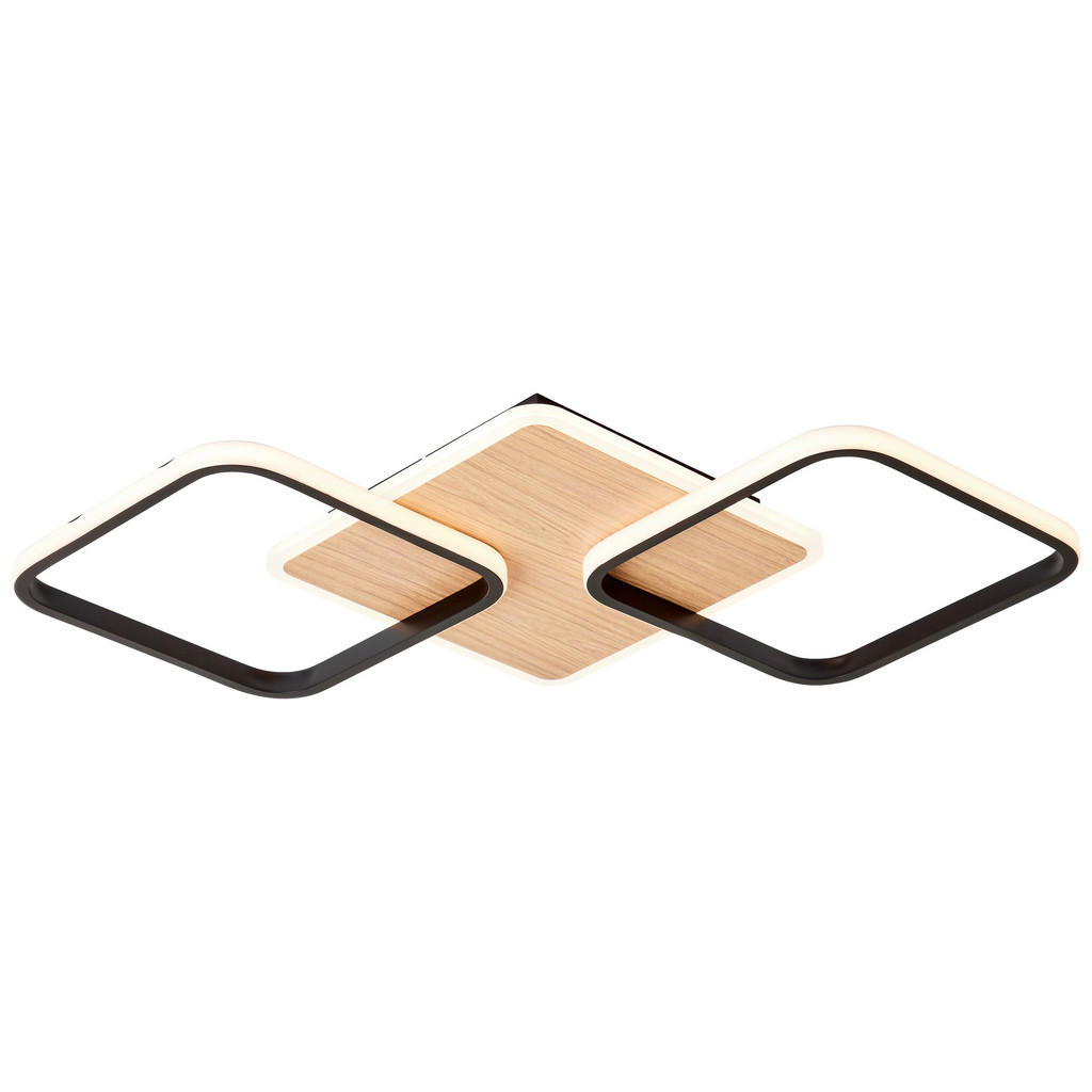 Thumbnail - Brilliant Led-Deckenleuchte, Weiß, Metall, Kunststoff, 62x7x62 cm, 3 Helligkeitsstufen, Lampen & Leuchten, LED Beleuchtu...