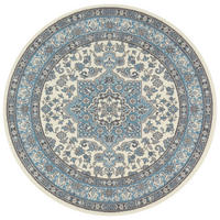 FLACHWEBETEPPICH 160 cm Mirkan Hellblau, Creme  - Creme/Hellblau, Basics, Kunststoff/Textil (160cm) - Hanse Home