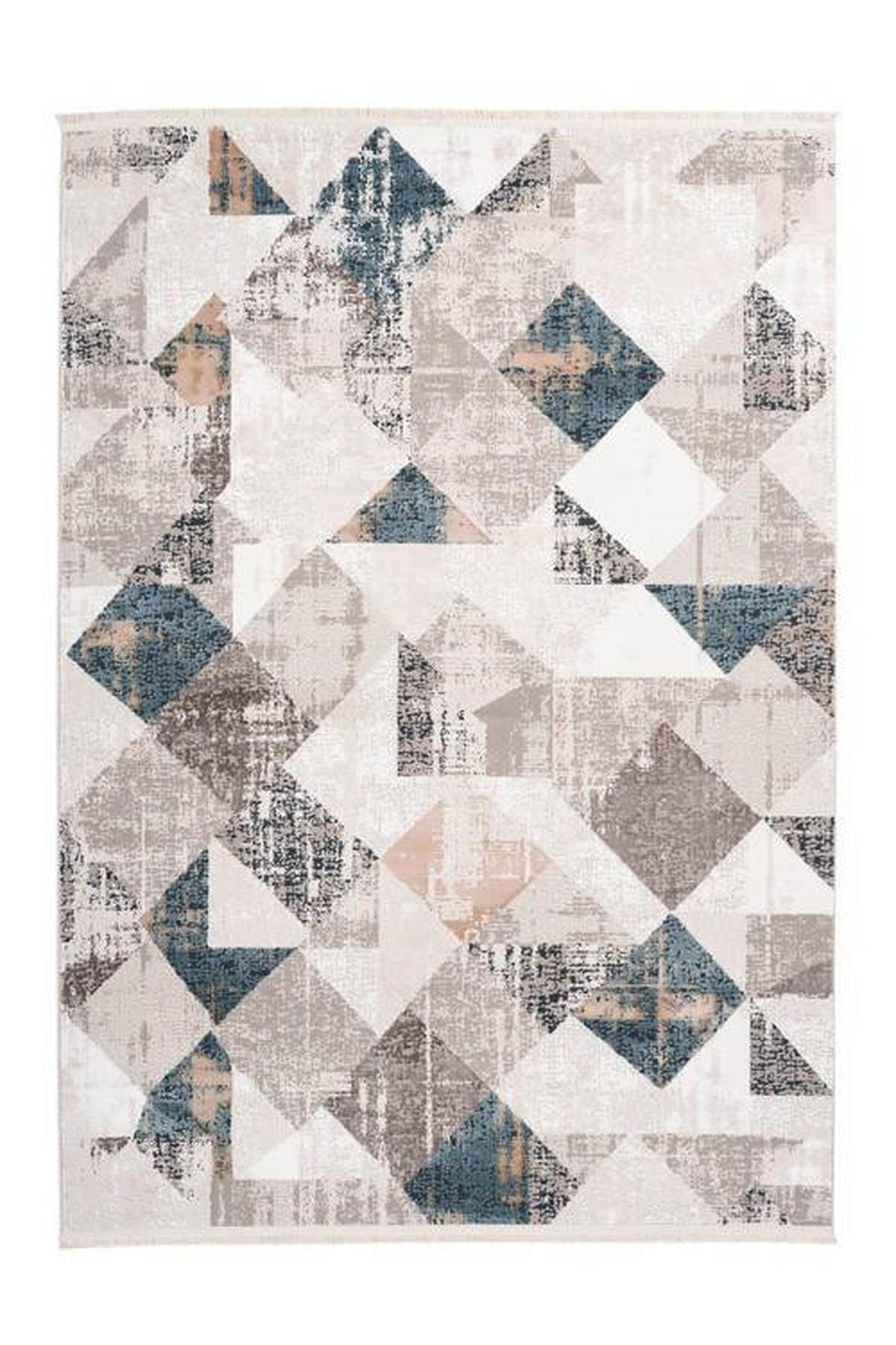 VINTAGE KOBEREC, 80/150 cm, modrá, šedá - šedá/modrá, Design, textil (80/150cm)