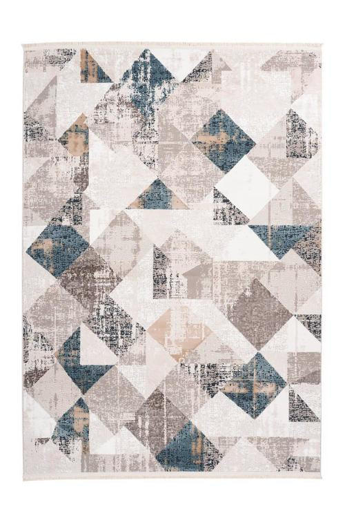 XXXL VINTAGE KOBEREC, 120/180 cm, modrá, šedá