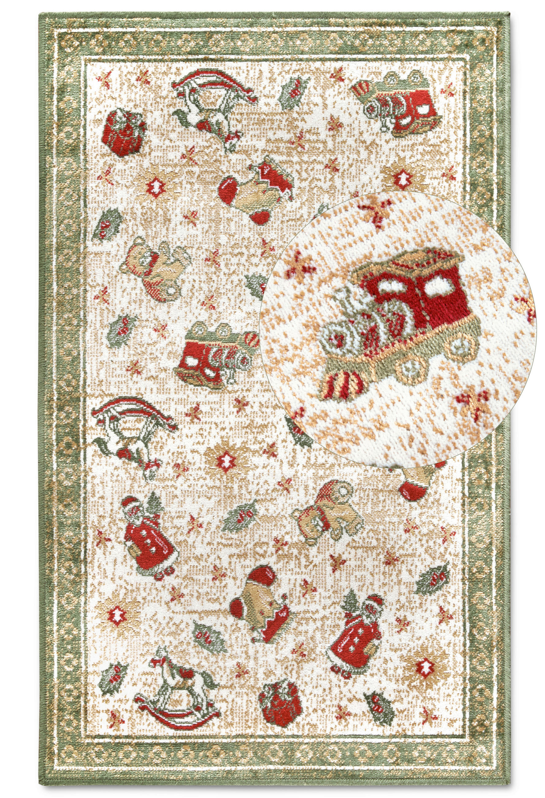 VINTAGE-TEPPICH 50/80 cm Toy's Delight Nostalgic Shine Weihnachten  - Multicolor, Design, Kunststoff/Textil (50/80cm) - Villeroy & Boch