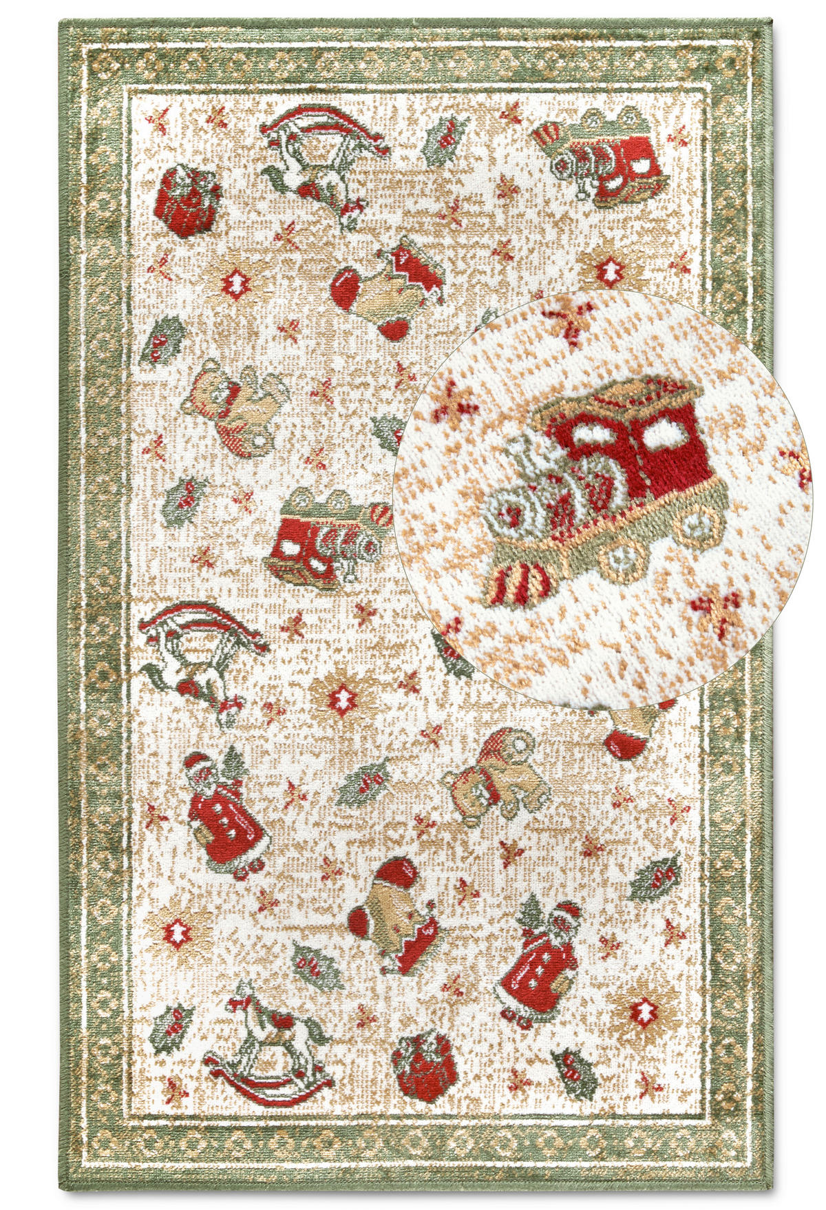 VINTAGE-TEPPICH 50/80 cm Toy's Delight Nostalgic Shine Weihnachten  - Multicolor, Design, Kunststoff/Textil (50/80cm) - Villeroy & Boch