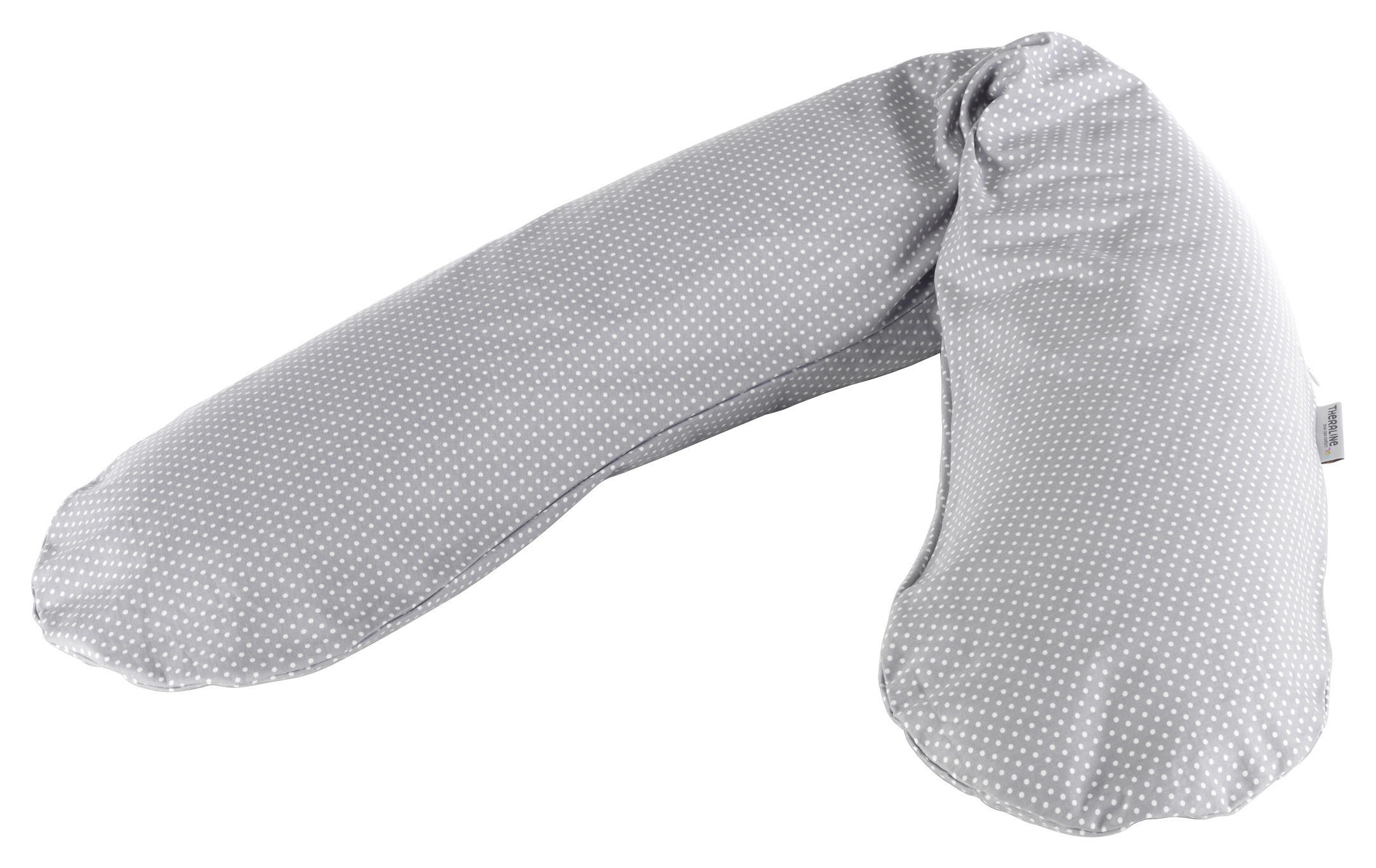 STILLKISSENBEZUG 190 cm   - Grau, Basics, Textil (190cm) - Theraline