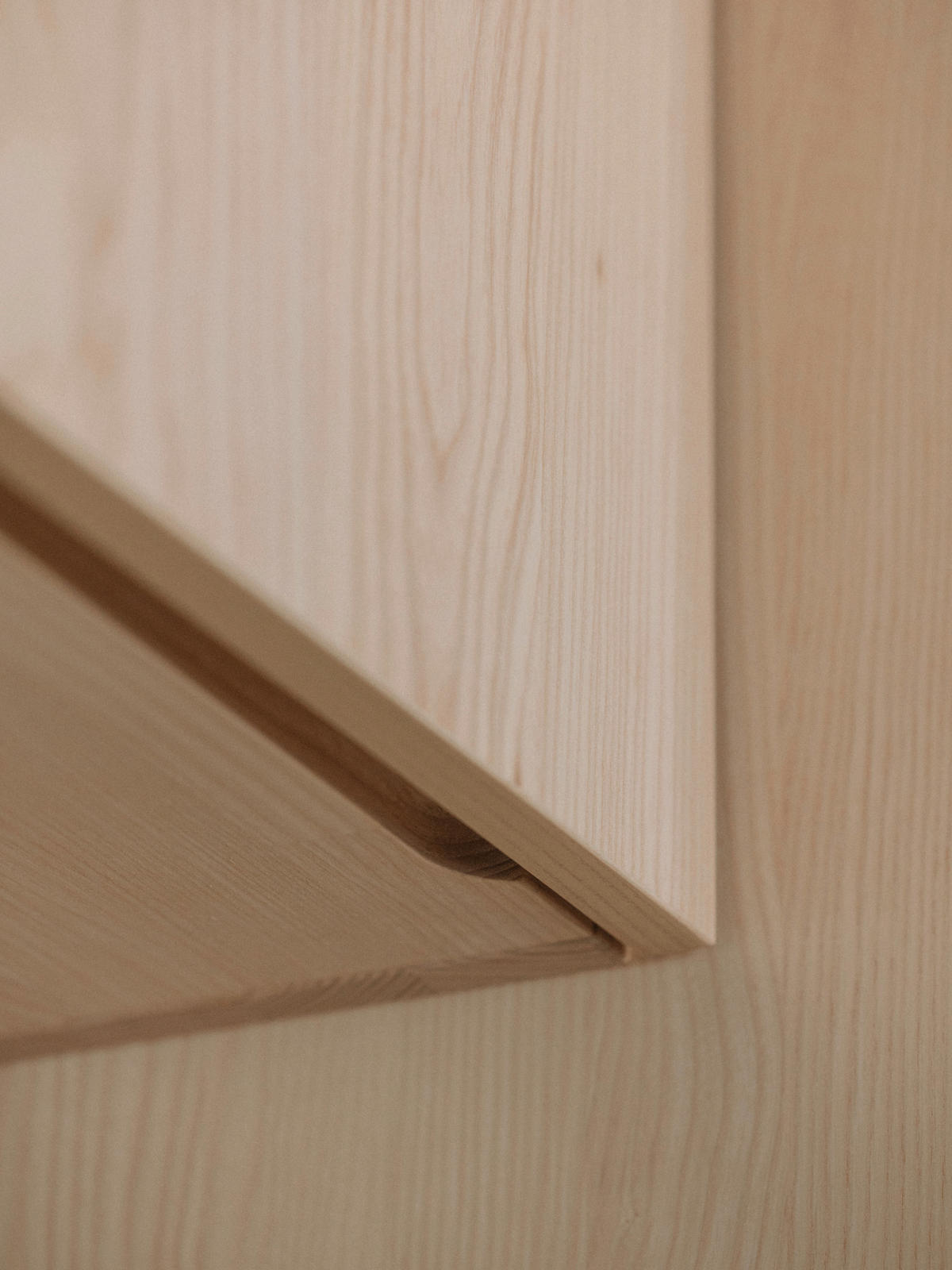 EINBAUKÜCHE   - Eschefarben, Basics, Holz - Walden