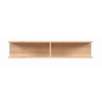 ZIDNA POLICA - boja bukve, Dizajnerski, pločasti materijal (60,5/19,5/21cm) - Carryhome
