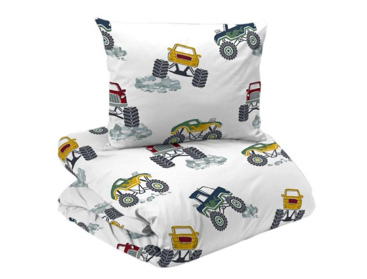 PÅSLAKANSET 150/210 cm  - vit/multicolor, Basics, textil (150/210cm)