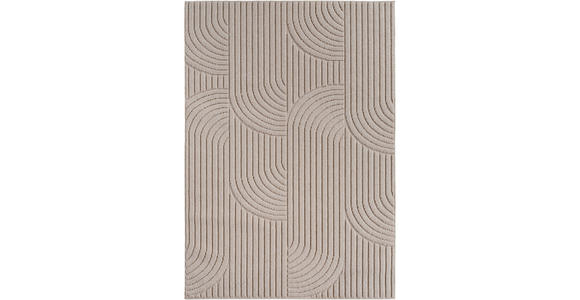 FLACHWEBETEPPICH 80/250 cm HELIX Beige  - Beige, Basics, Kunststoff/Textil (80/250cm) - Novel