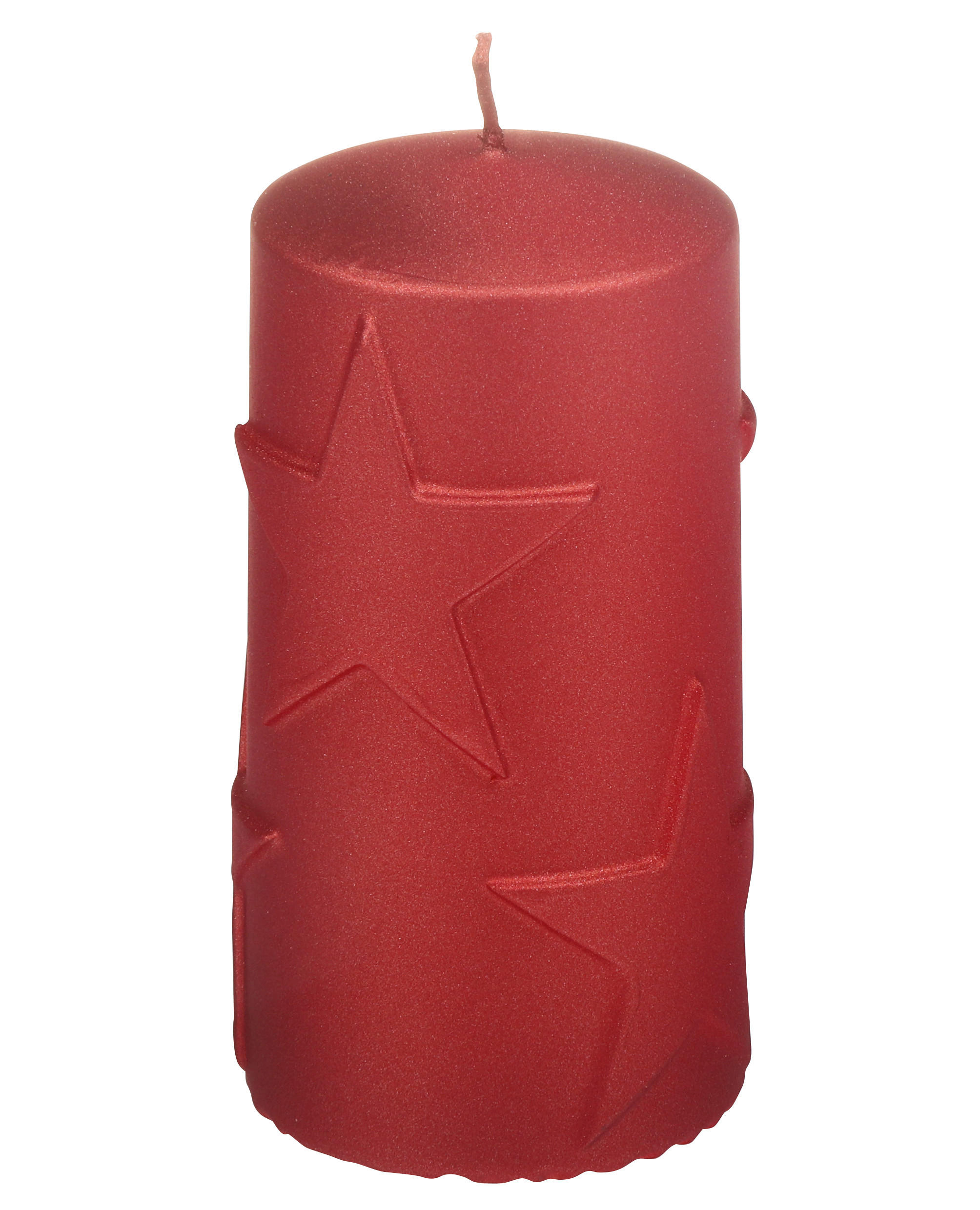 KERZE - Rot, Basics, Paraffin (5,7/11,0cm)