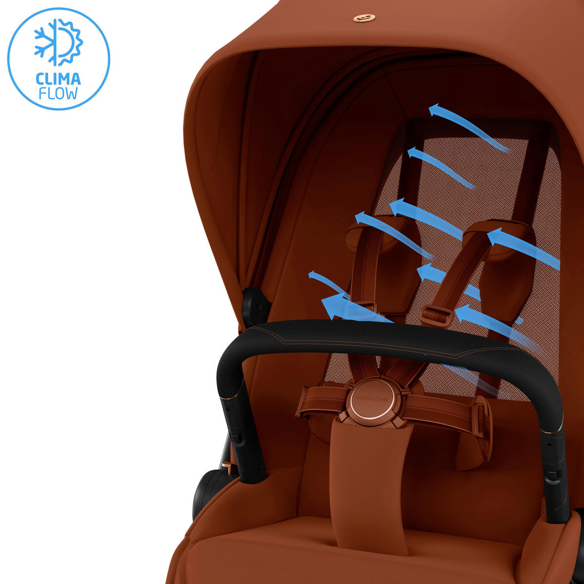 KINDERWAGEN  Fame  Copper Terra  - Braun, Basics, Textil (61.5cm) - Maxi-Cosi