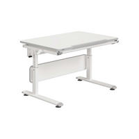 IFJÚSÁGI ÍRÓASZTAL  - fehér, Basics, faalapú anyag/fém (105/70/53-79cm) - Paidi