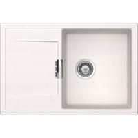 SPÜLE MONO D-100U / MOND100UPOL  - Weiß, Basics, Stein (76,5/51cm) - Schock