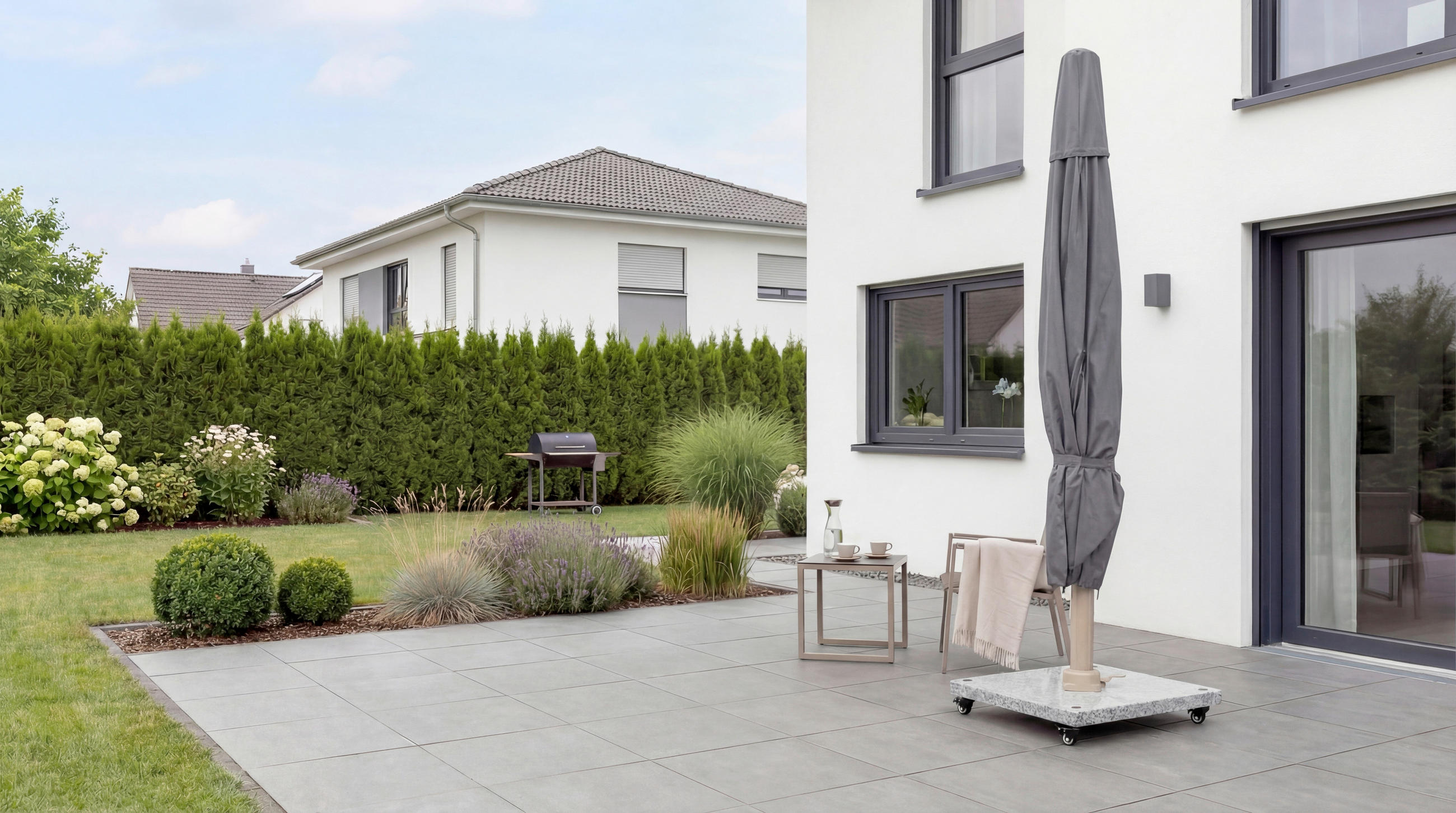 SCHUTZHÜLLE  - Anthrazit, Basics, Textil (60/240cm) - Tierra Outdoor