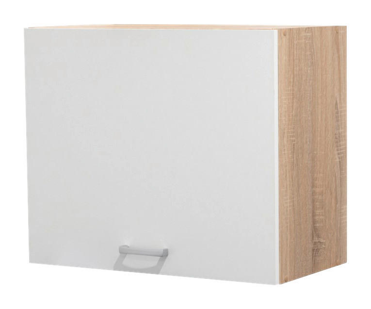 P & B Küchenoberschrank Andy Weiß, Sonoma Eiche 60x50x31 cm