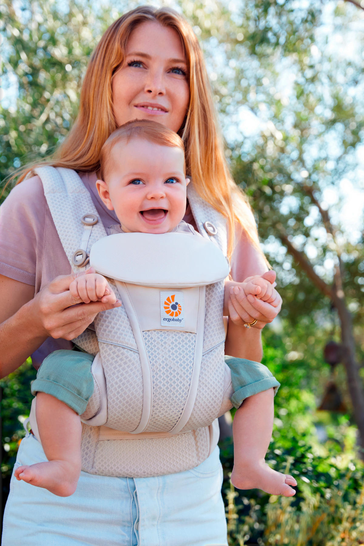 KENGUR NOSILJKA  Omni Breeze  - bež, Osnovno, tekstil (0,7kg) - Ergo Baby