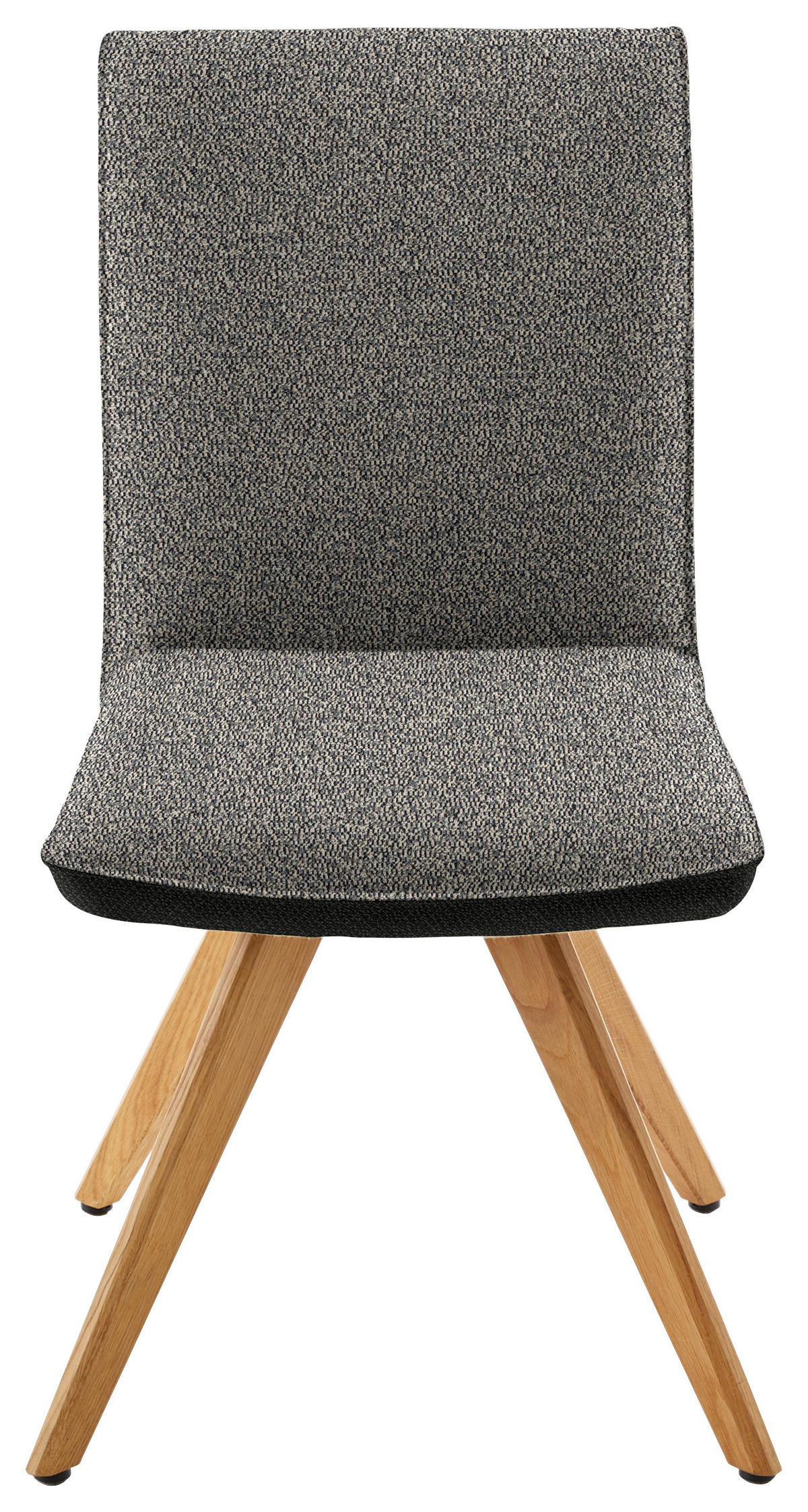 STUHL  in Flachgewebe  - Eichefarben/Anthrazit, Design, Holz/Textil (48/91/63cm) - Koinor