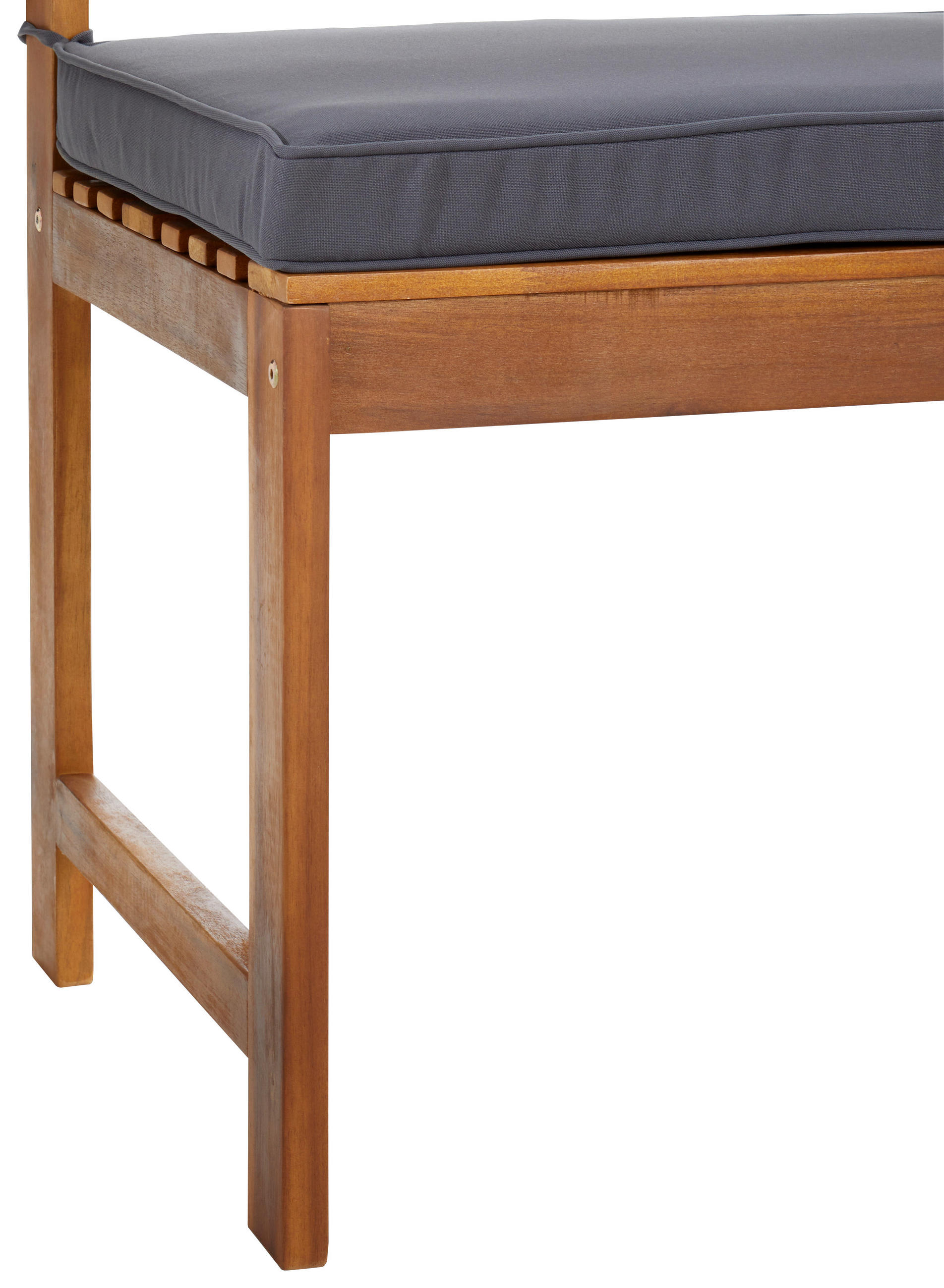 BALKONSET  - Akaziefarben/Grau, MODERN, Holz/Textil (100/100/75/91/46/50cm) - Ambia Garden