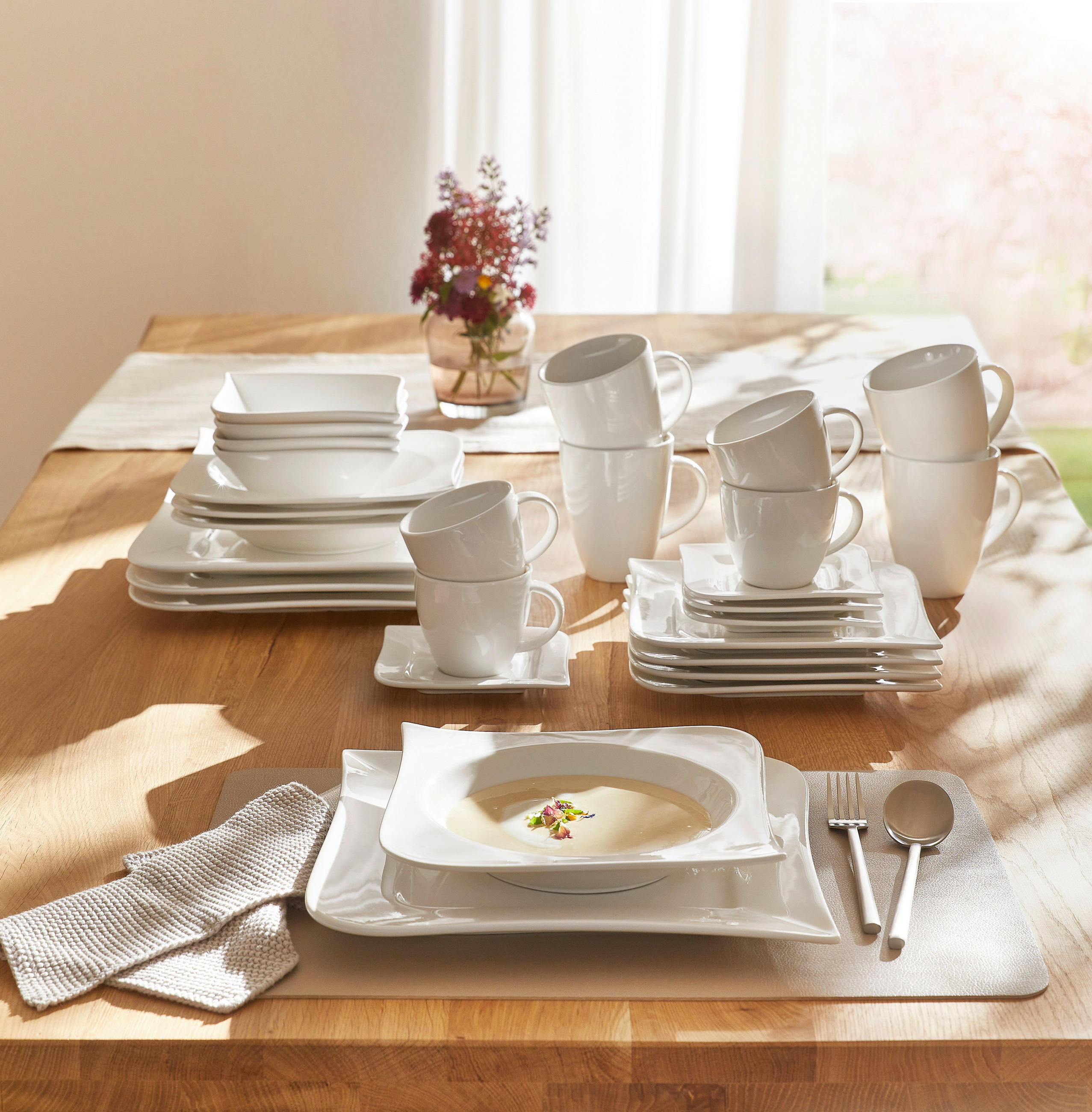 Ritzenhoff Breker KOMBINOVANÁ SOUPRAVA 28dílné, porcelán keramika