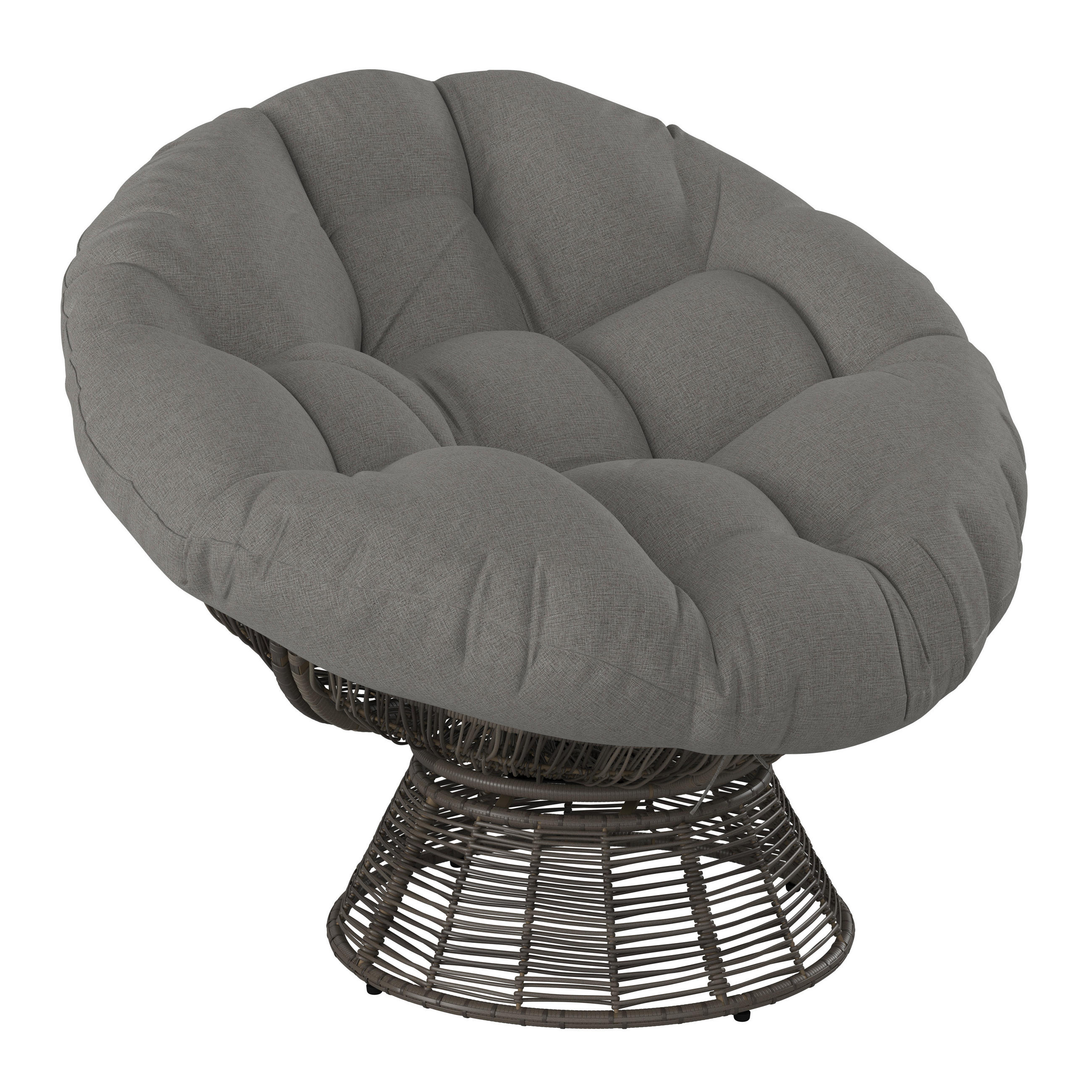 GARTEN-RELAXSESSEL Stahl  - Beige/Braun, KONVENTIONELL, Kunststoff/Metall (96/86/78cm) - Ambia Garden