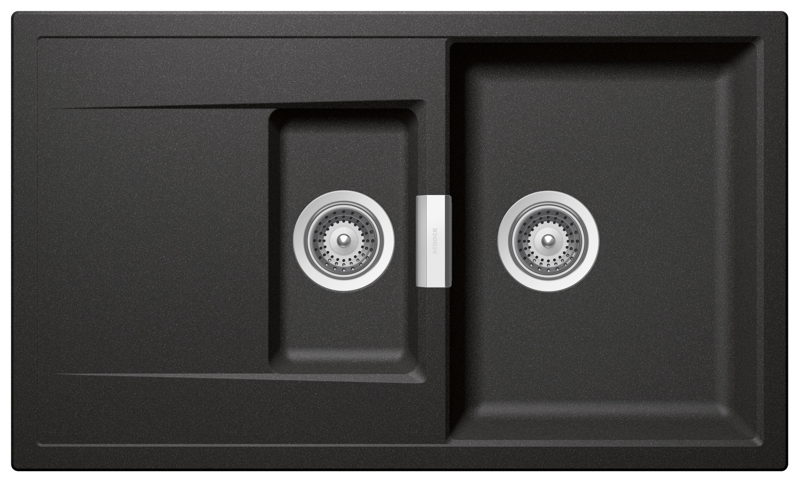 SPÜLE MONO D-150-A / MOND150ASTO  - Graphitfarben, Basics, Stein (86/51cm) - Schock