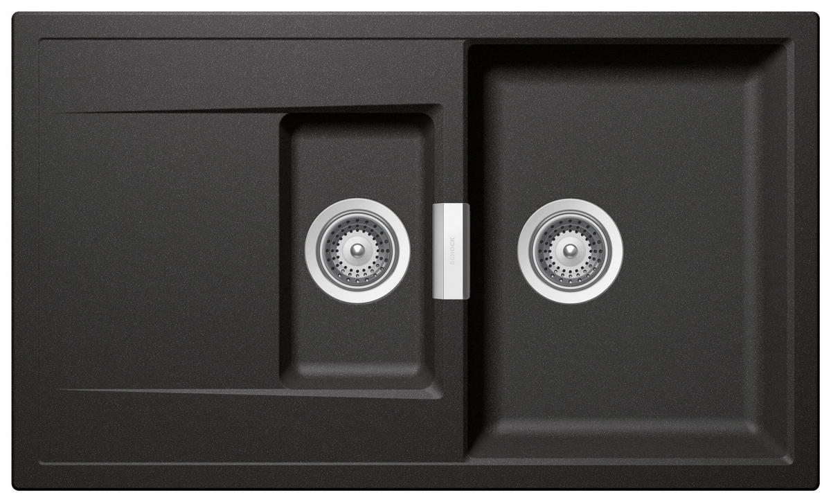 SPÜLE MONO D-150-A / MOND150ASTO  - Graphitfarben, Basics, Stein (86/51cm) - Schock