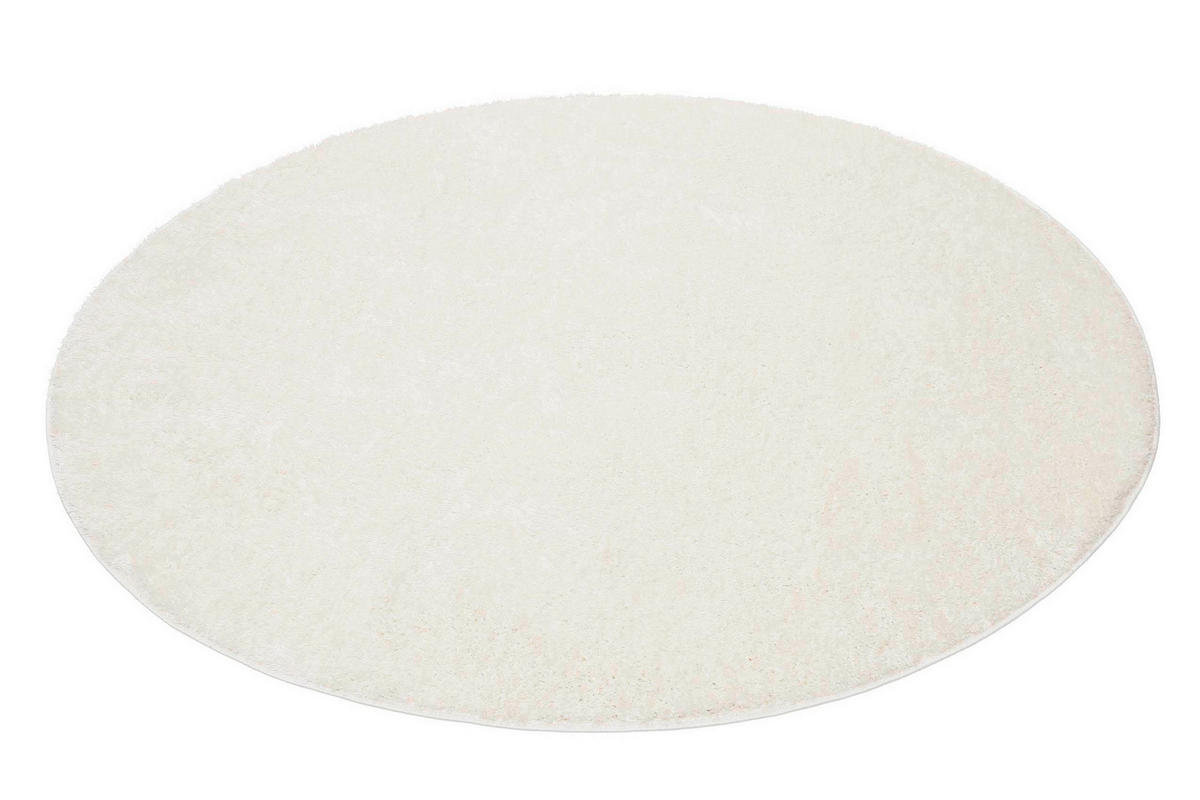HOCHFLORTEPPICH 120 cm #Swagger Shag Creme rund  - Creme, Basics, Textil (120cm) - Esprit