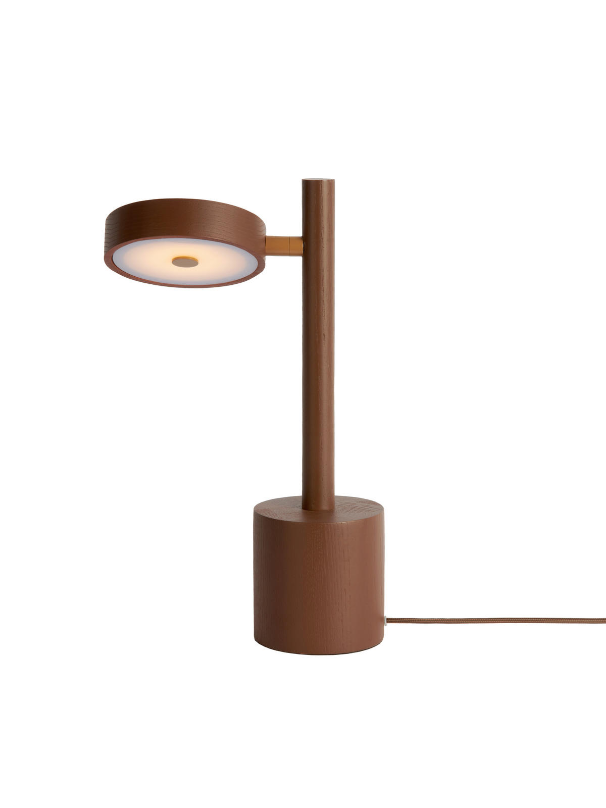 TISCHLEUCHTE Good & Mojo 21/21/35 cm  - Braun/Weiß, Trend, Holz (21/21/35cm) - Good & Mojo