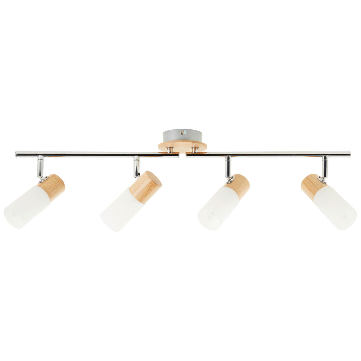 DECKENLEUCHTE    68/11,5/18 cm  - Weiss, Konventionell, Holz/Kunststoff (68/11,5/18cm) - Brilliant