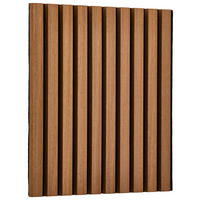 AKUSTIKPANEEL Echtholz, Nachbildung Schwarz, Walnussfarben 40/40/2,1 cm 4 Stück  - Walnussfarben/Schwarz, Basics, Holzwerkstoff/Kunststoff (40/40/2,1cm) - Boxxx