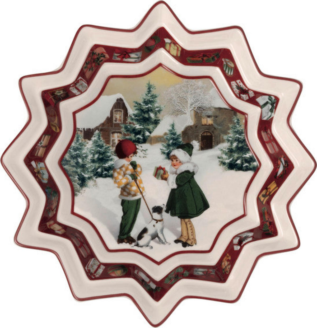 BOL  - multicolor, Design, ceramică (16,5/16,5/3,5cm)