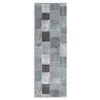 LÄUFER 80/350 cm Grau  - Grau, Design, Kunststoff/Textil (80/350cm) - Novel