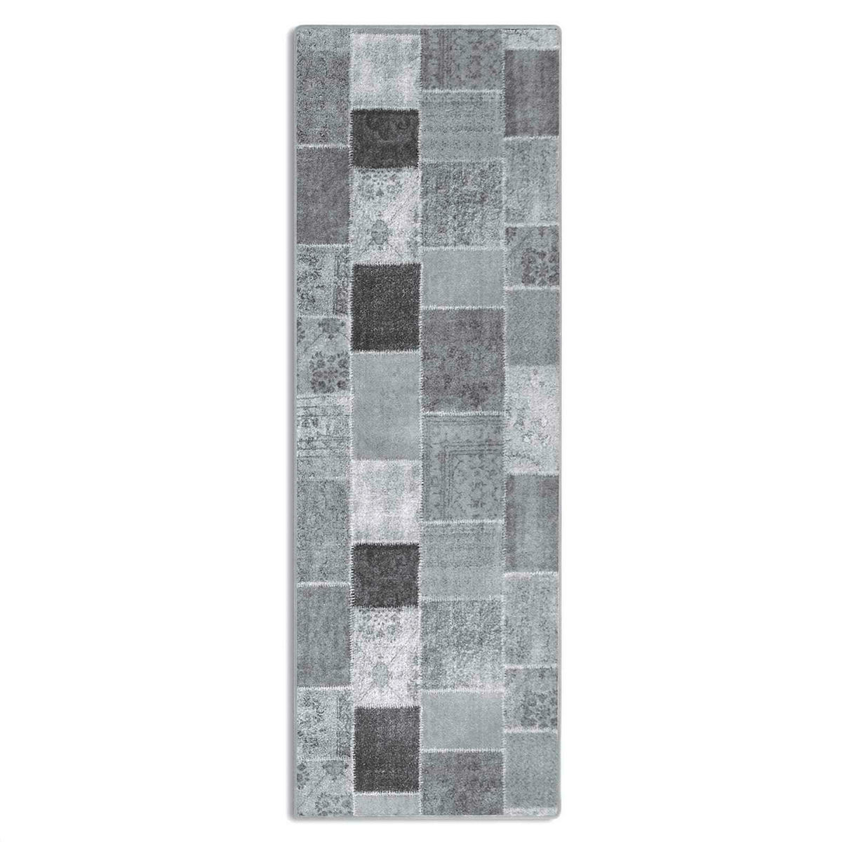 LÄUFER 80/350 cm Grau  - Grau, Design, Kunststoff/Textil (80/350cm) - Novel