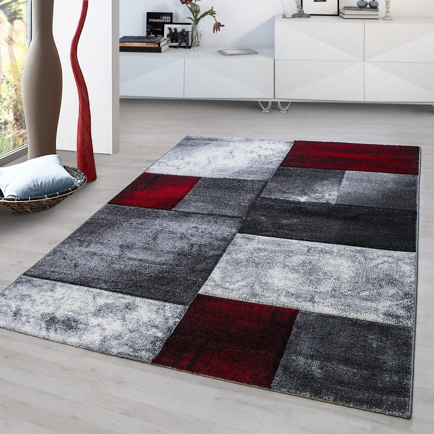 LÄUFER 80/300 cm Hawaii 1710  - Rot, KONVENTIONELL, Textil (80/300cm) - Novel