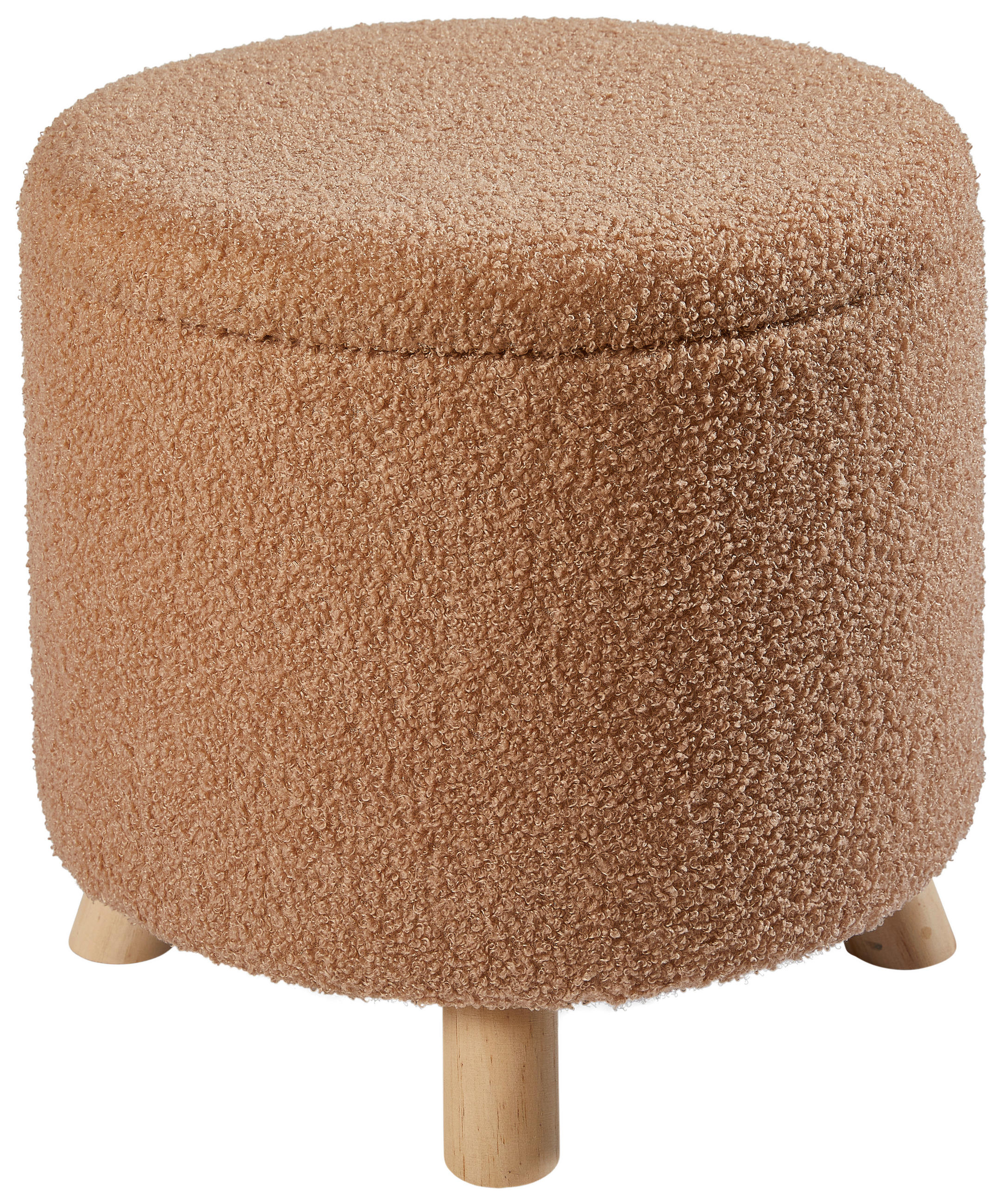 HOCKER Beige  - Beige, Basics, Holz/Kunststoff (40/40/37cm)