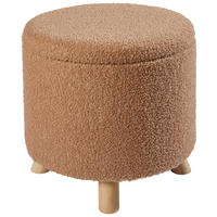 HOCKER Beige  - Beige, Basics, Holz/Kunststoff (40/40/37cm)