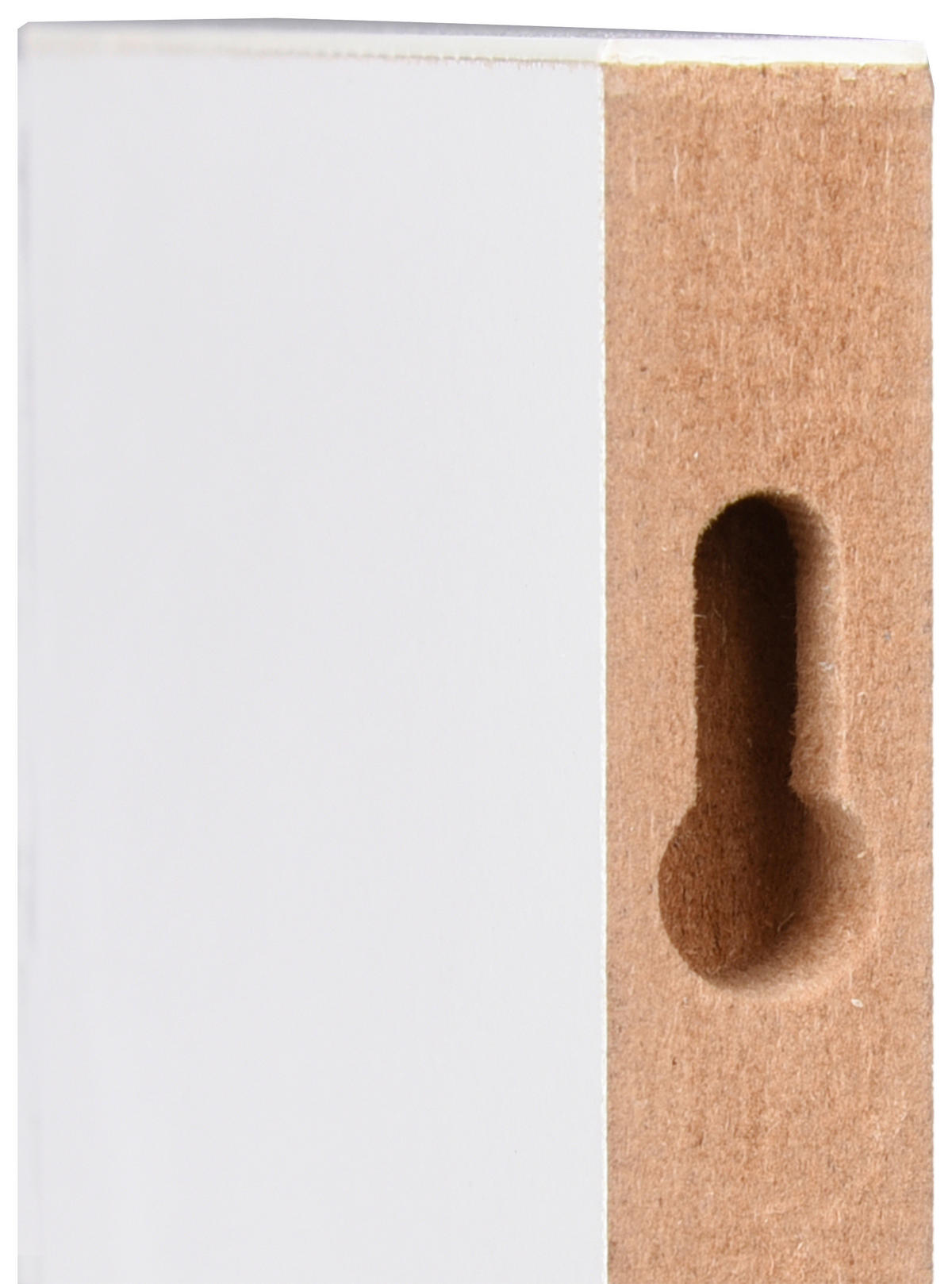 WANDREGALSET 3-teilig Weiß  - Weiß, MODERN, Holzwerkstoff (42,5/10/9,8cm)